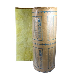 Manta de Lana de Vidrio de 50 mm, Densidad <span class=keywords><strong>Kraft</strong></span> 12 kg/m3, Rollo de Manta de Lana de Vidrio de 50 mm y 100 mm con Papel <span class=keywords><strong>Kraft</strong></span> en un Lado - Product Image 3