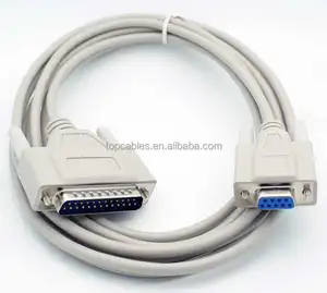 9 Pin (DB9) mujer-25 Pin (DB25) hombre Cable serie