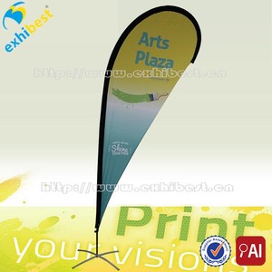 Moins cher plage drapeaux teardrop bannière publicitaire / plume plage bannière / rectangle plage bannière - Product Image 4