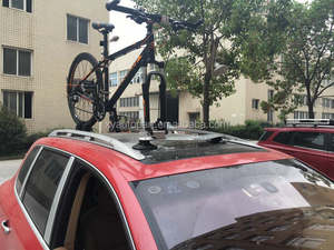 <span class=keywords><strong>Portabici</strong></span> da <span class=keywords><strong>Tetto</strong></span> per Auto da Campeggio, Set in Alluminio a 2 Pezzi con Facile Installazione per Avventure all'Aperto - Product Image 3