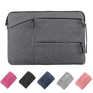 Gery Color Laptop Sleeve Handbags Laptop Bags Computer Bag With Oxford Cloth For 10 11 12 13 14 15 16 17 inch Laptop