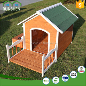 Chenil extérieur de grande taille pour chien Cage isolée en bois imperméable pour chien avec plans Cage de vie pour chien de haute qualité bon marché - Product Image 2