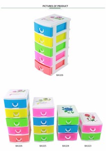 5-tier green venta Caliente de almacenamiento cajón de plástico para la joyería - Product Image 6