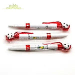 2024 2025, лучшая Заводская поставка, популярная футбольная шариковая ручка с установленным цветом для рождественских подарков
