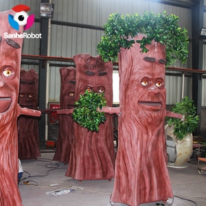 Hấp Dẫn Hot Mới Nhất Bán Lớn Bền Cuộc Sống Kích Thước Nói Cây Với Phong Trào Animatronic Nhà Máy Cho Công Viên Chủ Đề - Product Image 2