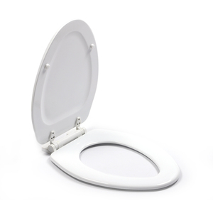 Bois moulé En Plastique Allongé à Fermeture Douce Charnière Modèle Stylé siège de toilette portatif - Product Image 5