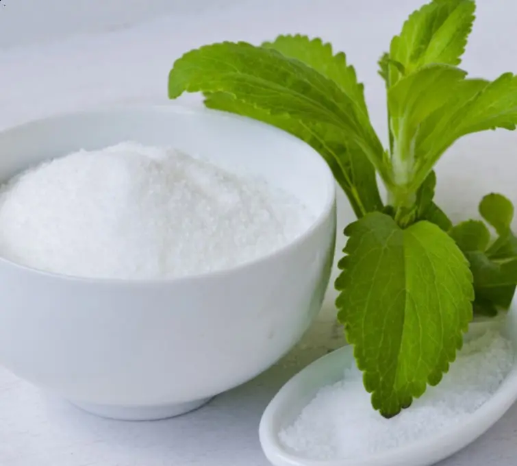 Di elevata Purezza di Alta Qualità Food Grade Bianco In Polvere 100% Natura Stevia Dolcificante