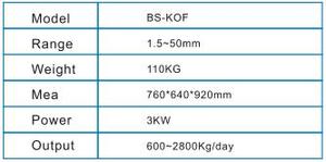 آلة BS-AC80 الأوتوماتيكية لتقشير وقطع الكابلات النحاسية/الألمنيومية صناعة صينية - Product Image 3