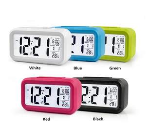 Popolare LED Digital wake up light alarm clock Snooze intelligente orologio <span class=keywords><strong>Digitale</strong></span> - Product Image 4