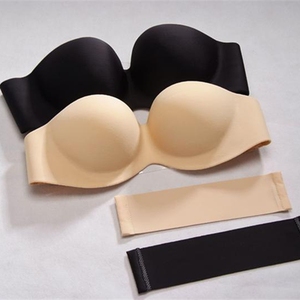 2023 New Arrivals Ladies Seamless <strong>Bra</strong> <strong>Clear</strong> <strong>Back</strong> Strapless <strong>Bra</strong> Women's Underwear Manufacturer Woven Standard Adults Plus Size 38 - Product Image 6