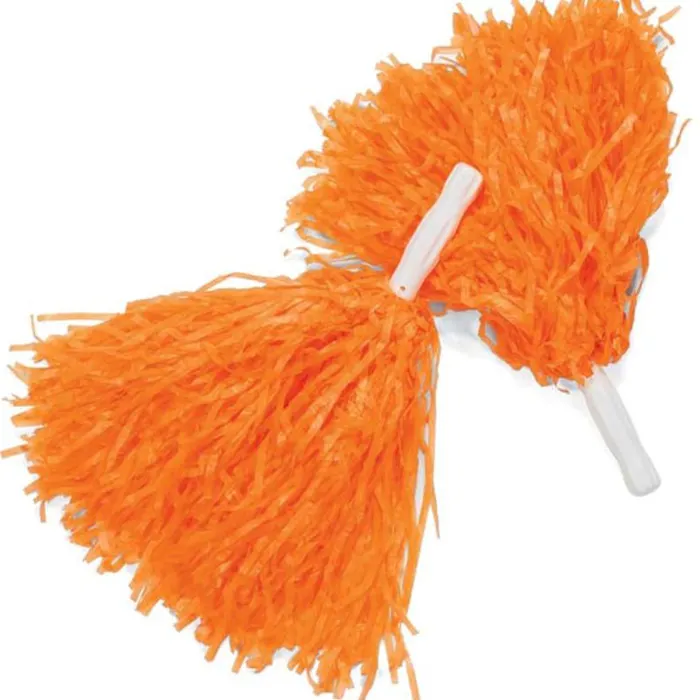 De naranja al por mayor animadora de porristas Pom Poms