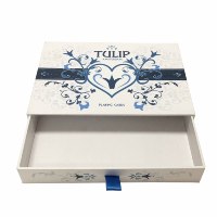 De alta calidad caja de embalaje de lujo con cinta