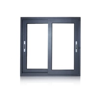Ventanas Corredizas de Aluminio con Doble Vidrio Aislante NFRC, Resistentes a Huracanes, con 3 Rieles, para Casas con Mosquitera o Persianas