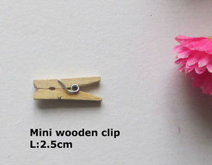Decorative Clip of Colored Wooden Clothespin <strong>Mini</strong> Craft Clothes <strong>Pegs</strong> - Product Image 4