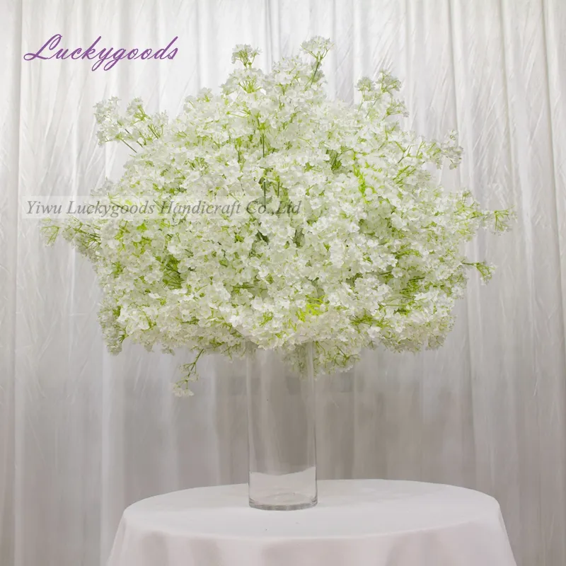 Party Unique Designed Artificial Gorgeous Flowers babysbreath leading flower Wedding Table Centerpieces for Dream Wedding