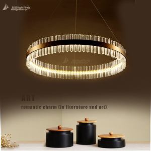 Moderno colgante LED tira k9 araña de cristal de <span class=keywords><strong>hotel</strong></span> - Product Image 5