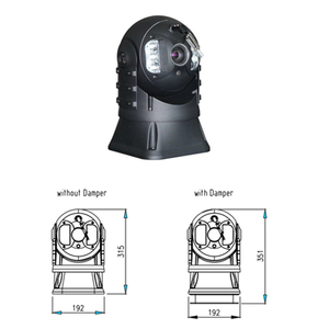 Vandal-proof impermeabile shakeproof Mobile Del Veicolo SDI PTZ macchina fotografica mini <span class=keywords><strong>cam</strong></span> - Product Image 2