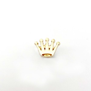 ที่กำหนดเองโลหะหัวเข็มขัดผีเสื้อ<span class=keywords><strong>มงกุฎ</strong></span>ทองรูป badge - Product Image 3