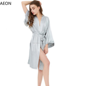 Chinois Satin Kimono Robe De Mariée Soie Douche Robe Pour la Mariée et De Demoiselle D'honneur De Noce - Product Image 2
