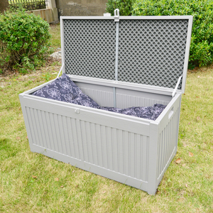 VERTAK 270L Trong Nhà Và Ngoài Trời Cushion Lưu Trữ Hộp Nhựa/Vườn Lưu Trữ Container Cho Ghế Ngồi - Product Image 3