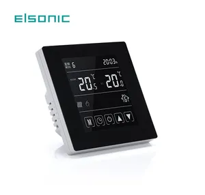 Touchscreen Wöchentliche Programmierbare HVAC Zentrale Klimaanlage Heizung und Kühlung Thermostat mit Ajustable Fan Controller