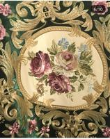 Tissu de velours brodé de style marocain luxueux, fabriqué en usine, avec de nouveaux designs pour canapé