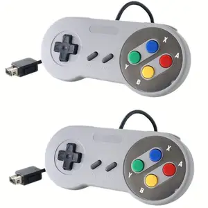 Giá rẻ Bán Buôn Cổ Điển Mini Trò Chơi Có Dây Điều Khiển Đối Với Super Nintendo Cổ Điển Phiên Bản SNES Cổ Điển Trò Chơi Trò Chơi Mini Giao Diện Điều Khiển Phím Điều Khiển