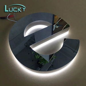 Bellissimo Logo Retroilluminato a LED Personalizzato Lettere 3D Logo Aziendale <span class=keywords><strong>Alfabeto</strong></span> LED - Product Image 3