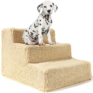 Ondersteunt Tot 20 Lbs, 3 Stappen Ladder Voor Kleine Honden En Katten, Draagbare Huisdier Bed Trappen