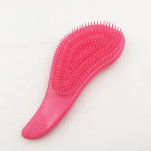 Factory wholesale antistatic massage comb Custom logo various colors plastic hair comb