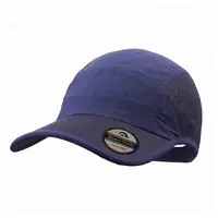 High quality custom sports cap dry fit running hat black micro fibre hats