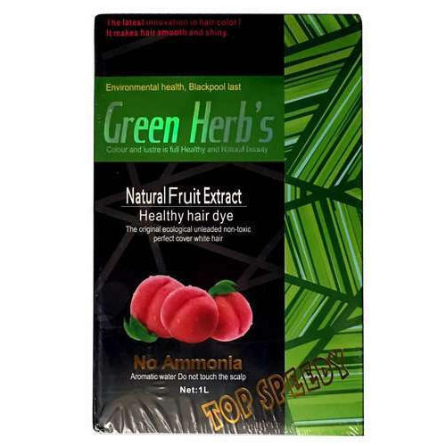Зеленые травы, натуральный фруктовый экстракт, здоровая краска для волос 500 мл 2