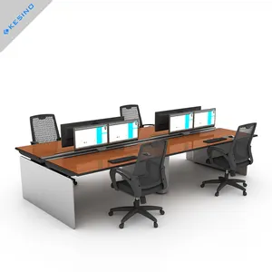 Nuovo design call center console da tavolo cctv per sala di controllo dispatment room IT operazione computer console da scrivania