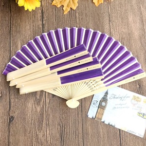 Ventagli Pieghevoli in Seta Personalizzati Ywbeyond, Economici Souvenir per Ospiti di Matrimonio, Filippine - Product Image 4