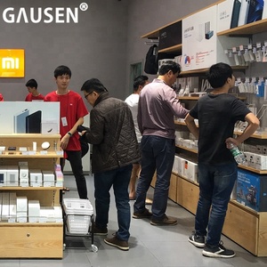 Xiaomi mobile phone accessories display cabinet cell phone retail store design furniture display counters