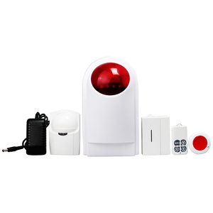 Bán Hot Wireless Home Chống Trộm Sound Strobe Light Siren Báo Động Trực Tiếp Với <span class=keywords><strong>PIR</strong></span> Motion Detector Và Cửa Cảm Biến Từ - Product Image 3