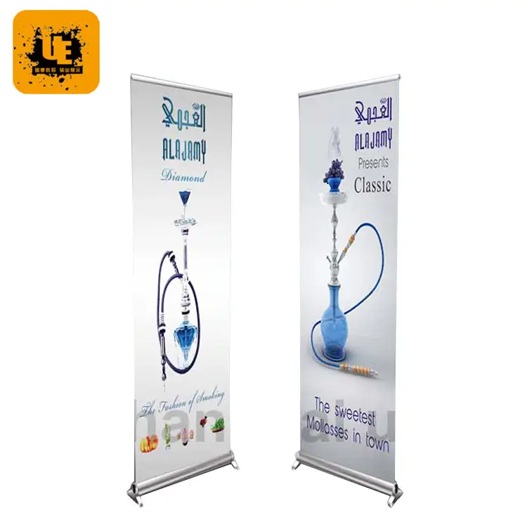 hot sale mini table aluminum banner stand smart roll up banner industrial rollup