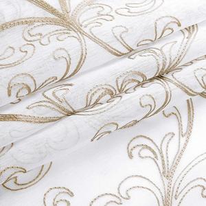 Rideau en tissu brodé personnalisé, de couleur <span class=keywords><strong>blanc</strong></span> pur - Product Image 5