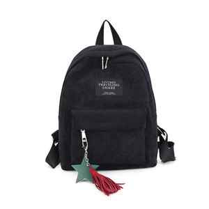 Venta al por mayor, nueva tendencia para adultos, mochila japonesa de pana de color sólido, <span class=keywords><strong>randoseru</strong></span> - Product Image 4