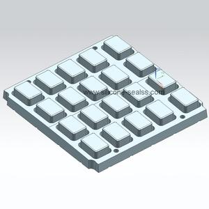 Off The Shelf 4*4 Nút Bàn Phím Cao Su <span class=keywords><strong>Silicone</strong></span> - Product Image 4