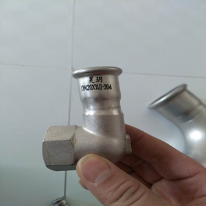 Coude de raccordement à pression Viega en acier inoxydable 304 ou <span class=keywords><strong>316</strong></span> de haute qualité, qualité alimentaire, pour tuyaux en acier au carbone et en métal - Product Image 3