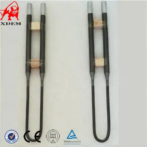 1800C MoSi2 Molybdenum Disilicide Heating Element For High Temperature Furnace