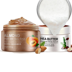 almendra/manteca de karité orgánica cuidado de la piel limpieza profunda para blanquear Hidratante Corporal exfoliante OEM/ODM - Product Image 1