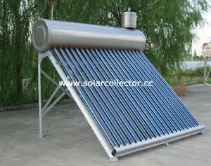 compact thermosyphon vacuum tube solar water heater