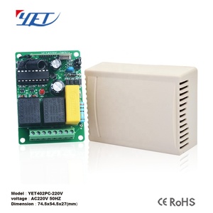 DC12V 433/315MHz RF Máy Phát Và Máy Thu Của Yet404PC-220V Cho Cửa Mở - Product Image 2