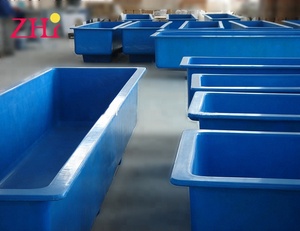Piscines en fibre <span class=keywords><strong>de</strong></span> verre FRP d'occasion, équipement <span class=keywords><strong>de</strong></span> pisciculture en plastique Ras pour la vente - Product Image 1
