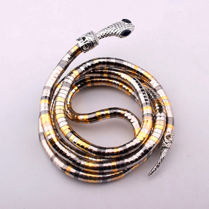<span class=keywords><strong>La</strong></span> ciudad de los instrumentos mortales de huesos <span class=keywords><strong>Isabelle</strong></span> serpiente brazalete curvado chunky brazalete tramo brazalete de serpie - Product Image 1