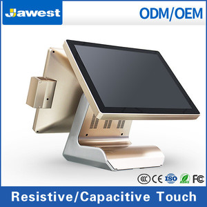 2015 best double screen cash register with card reader - Product Image 1
