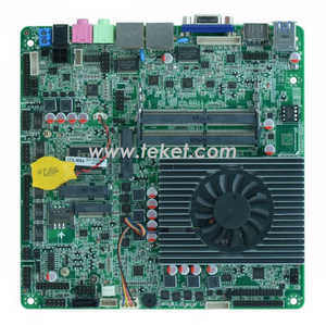 Intel Mini-ATX Board skynake-U/Celeron 3855U/Pentium I3-6100U/i5-6300U/i7 <span class=keywords><strong>DDR2</strong></span>/DDR3 1GB LAN 9 USB 2 COM porte INTEL HM77 - Product Image 1