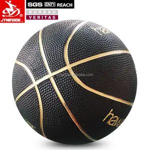 Palla da basket con logo personalizzato di buona qualità misura 7 con materiale in gomma